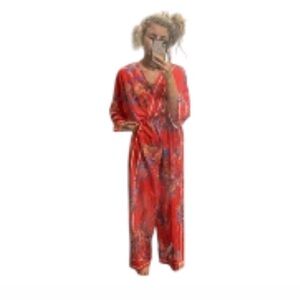Flying Tomato Boho Floral Jumpsuit - Women’s Size Medium